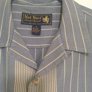 Nat Nast men's medium short sleeve shirt. Luxury O